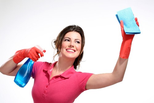 Local cleaners preparing a Streatham flat for new occupants